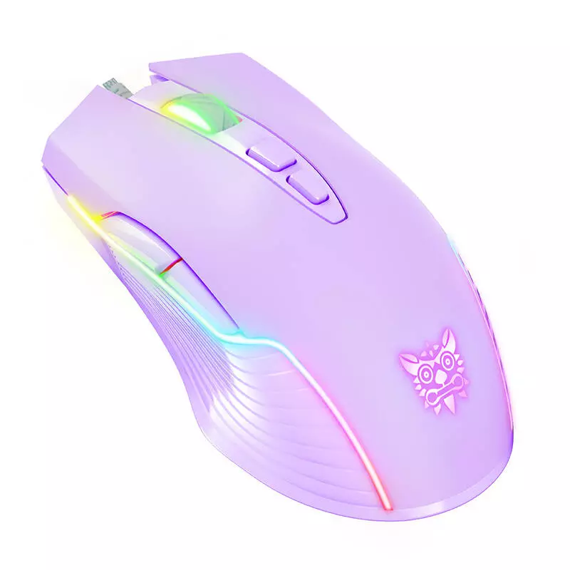 ONIKUMA CW905 RGB vezetékes gamer egér, lila