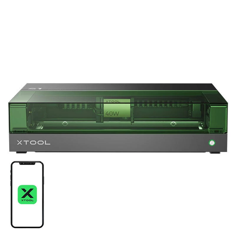 xTool S1 40W Basic 2 az 1-ben lézergravírozó (fekete)