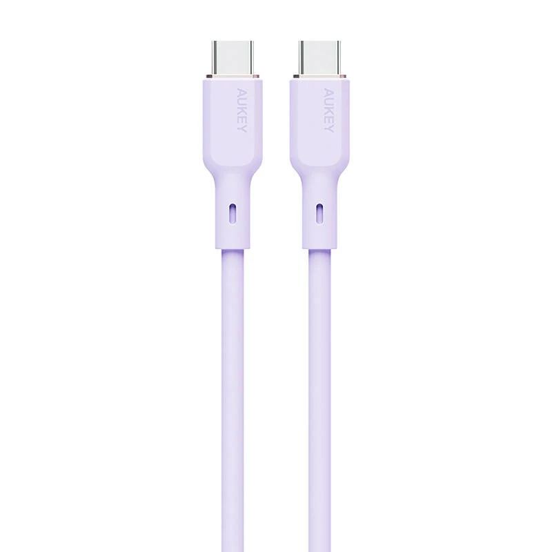 Aukey CB-SCC101 USB-C kábel 100W, 1m (levendula)