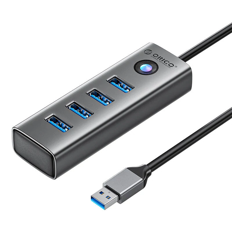 Orico PDD4U USB - 4x USB 3.0 elosztó (szürke)