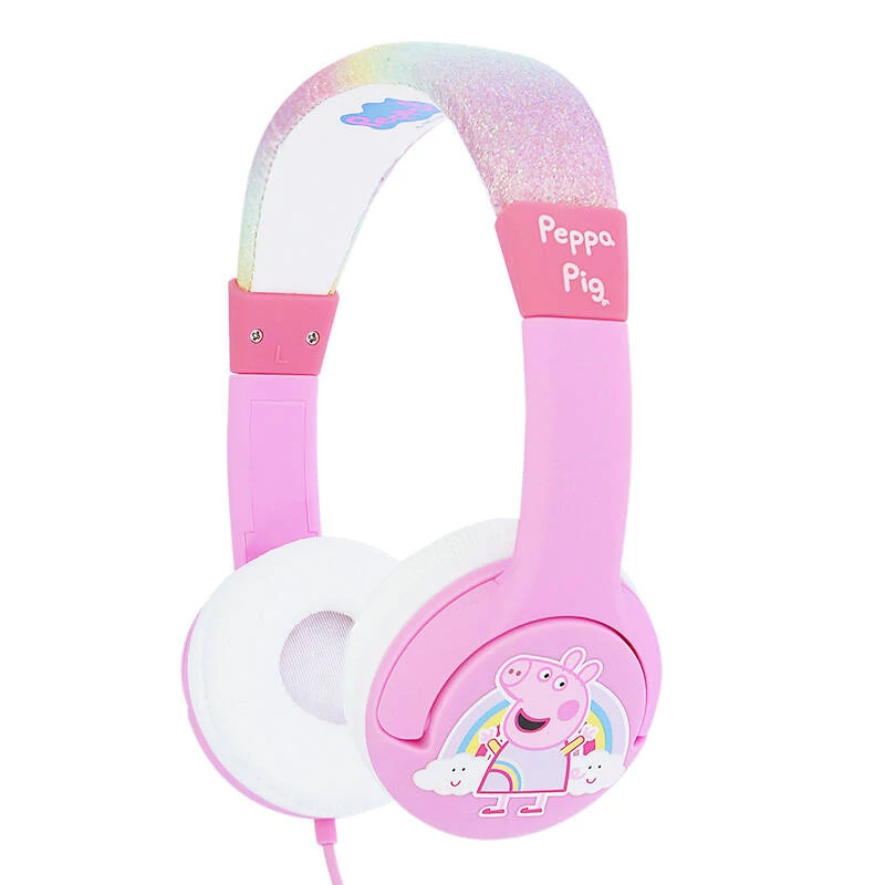 OTL PP0776 gyerek fejhallgató Peppa Malac mintával (rózsaszín)