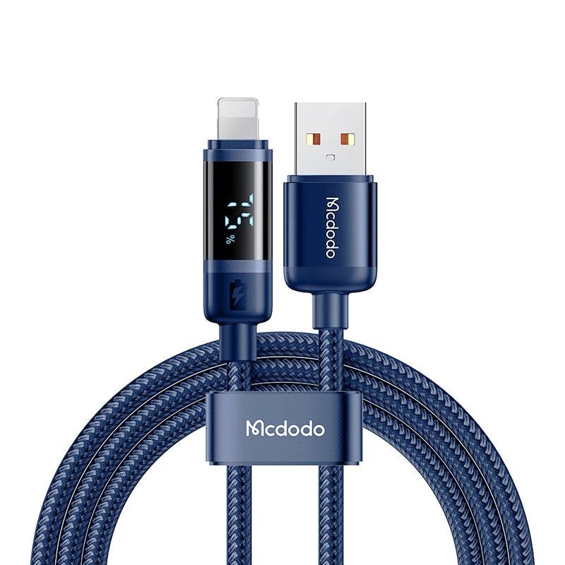 Mcdodo CA-5001 USB-A - Lightning kábel, 100W, 1,2 m (kék)