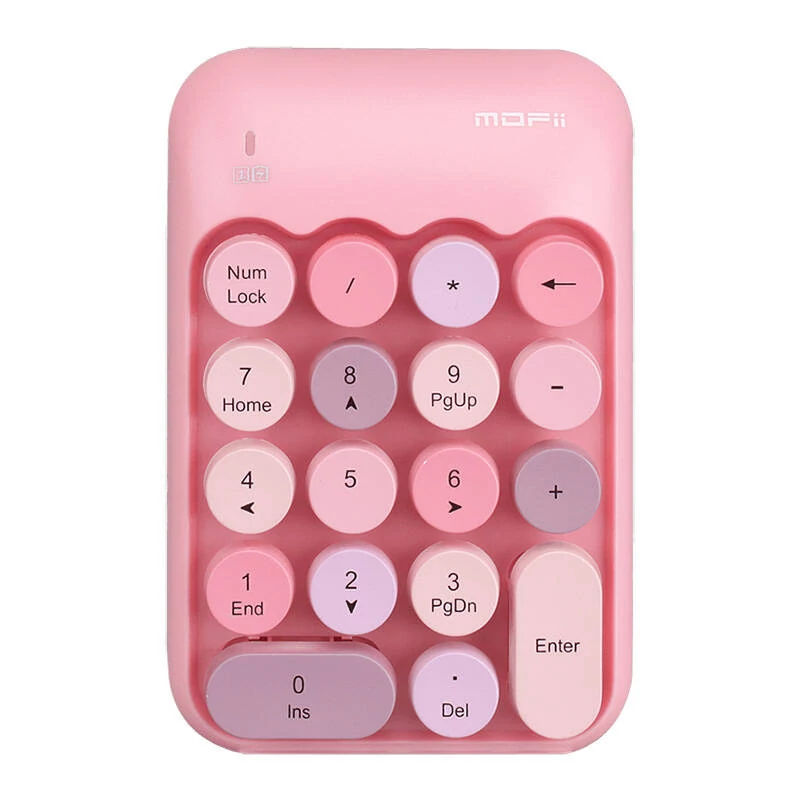 MOFII X910 vezeték nélküli numerikus billentyűzet (rózsaszín)