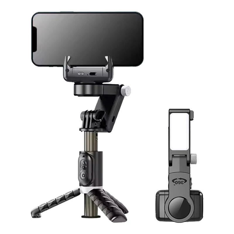 APEXEL Q18 gimbal/állvány lámpával (fekete)
