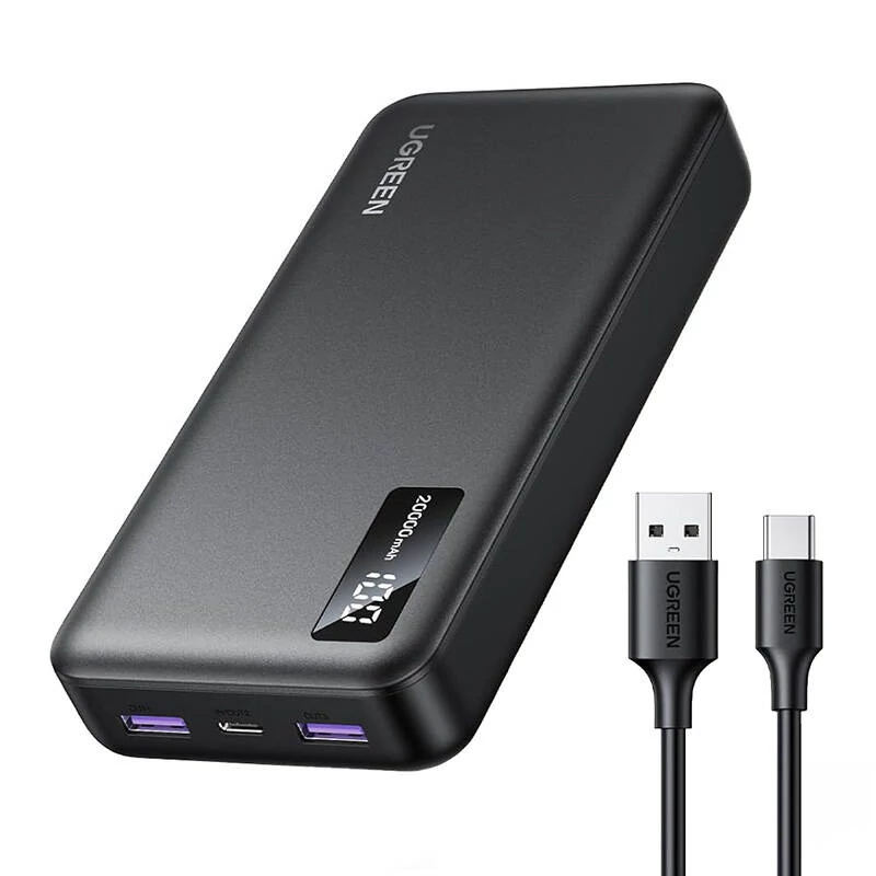 Ugreen PB312 20000mAh Powerbank, 20W PD (fekete)