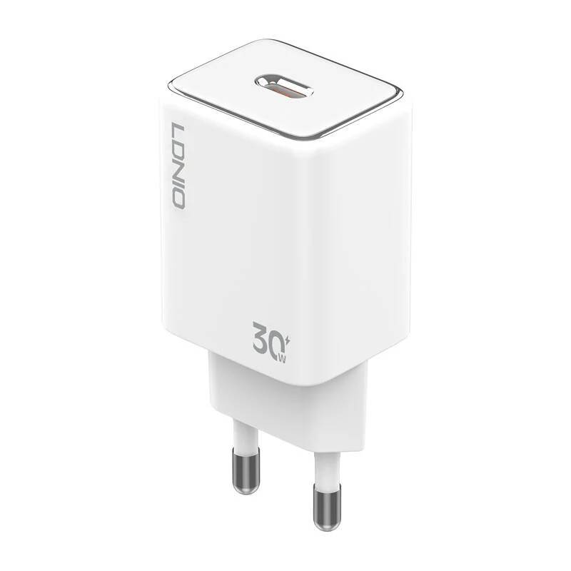 LDNIO A1508C 30W USB-C hálózati töltő Lightning kábellel