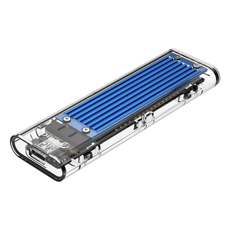 Orico M.2 NVME SSD meghajtóház, USB-C 3.1 Gen.2, 10Gbps (kék)