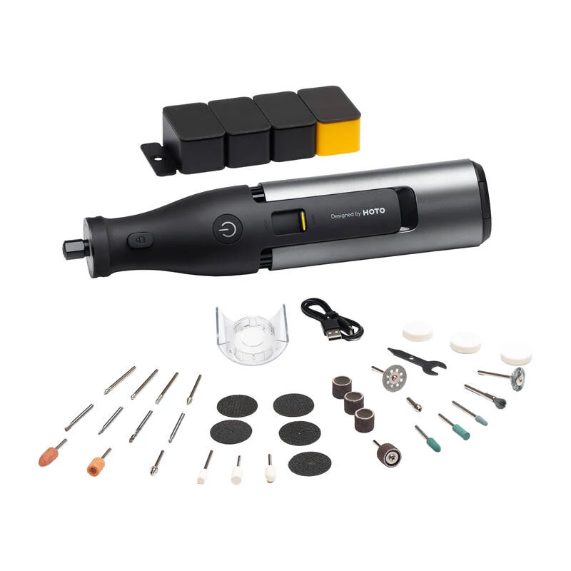 HOTO QWLDM002 precíziós multifunkciós csiszoló 12V 36 db-os készlet 35000RPM