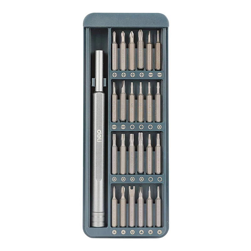 Deli Tools EDL241025 precíziós csavarhúzó készlet, 25 db.