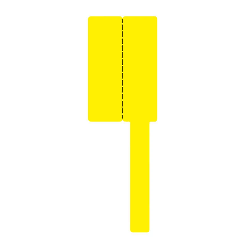 Niimbot 25x38+40 mm-es sárga hőpapír címkék - 90 db