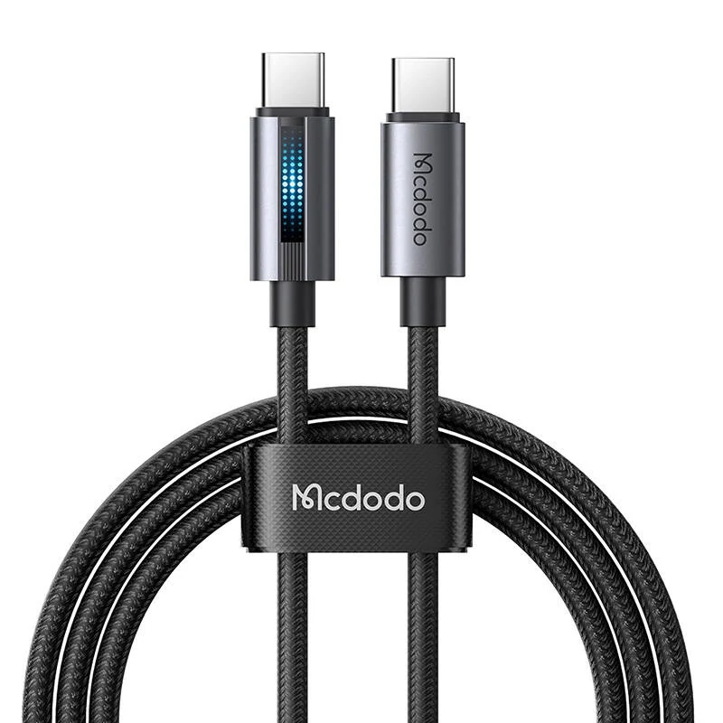 Mcdodo CA-5740 USB-C - USB-C kábel, 100W 1.2m (fekete)