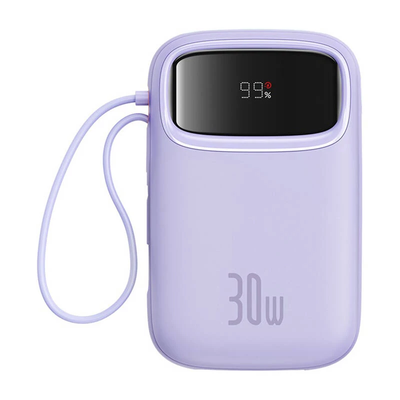 Baseus QPow 2 10000mAh 30W 2xUSB-C Powerbank (lila)