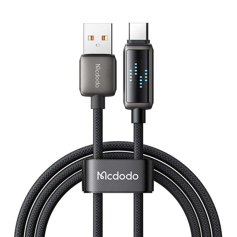 Mcdodo CA-2350 USB-A - USB-C kábel, 6A, LED kijelzővel, 1,2m