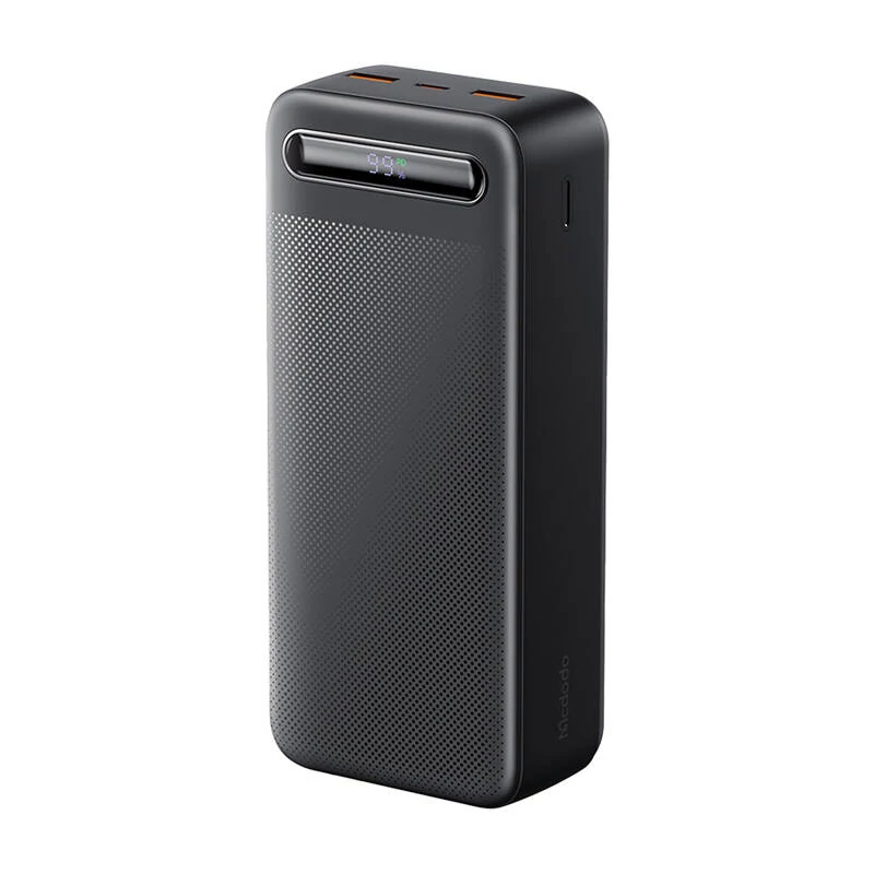 Mcdodo MC-3911 digitális kijelzős power bank, 30000mAh, 22.5W PD (fekete)