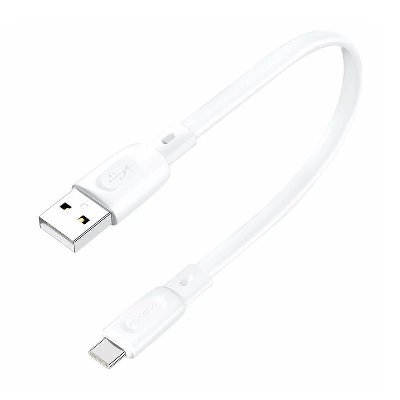 Foneng X107 USB-A - USB-C kábel 3A, 0,25m (fehér)