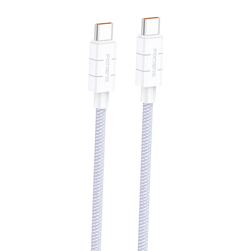 Foneng XS02 60W USB-C to USB-C kábel, 1.2m (Lila)