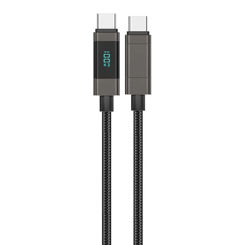 Foneng XS05 100W USB-C - USB-C kábel (Fekete)