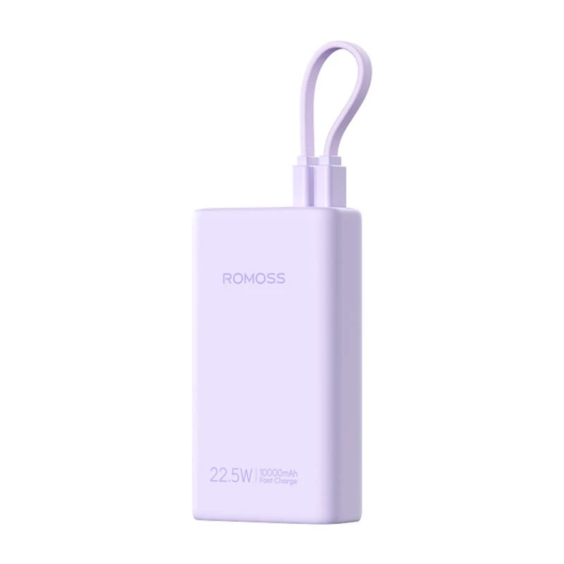 Romoss PHA10 10000mAh 22.5W powerbank (lila)