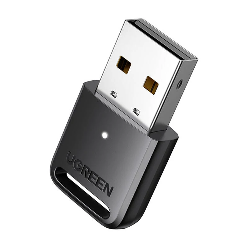 Bluetooth 5.3 Ugreen CM591 USB adapter/vevő, LED, 20m hatótávolság (fekete)