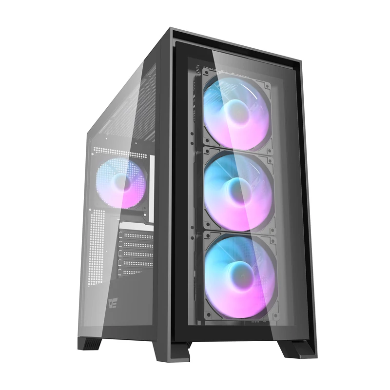 Darkflash DRX90 üveg számítógépház (fekete)
