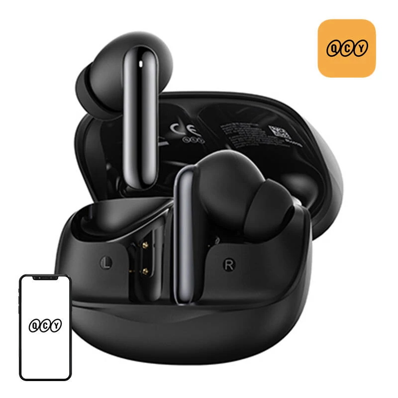 TWS QCY MeloBuds HT12 fülhallgató (fekete)