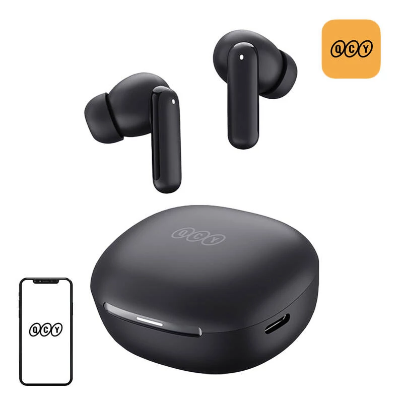 TWS QCY MeloBuds HT16 fülhallgató (fekete)