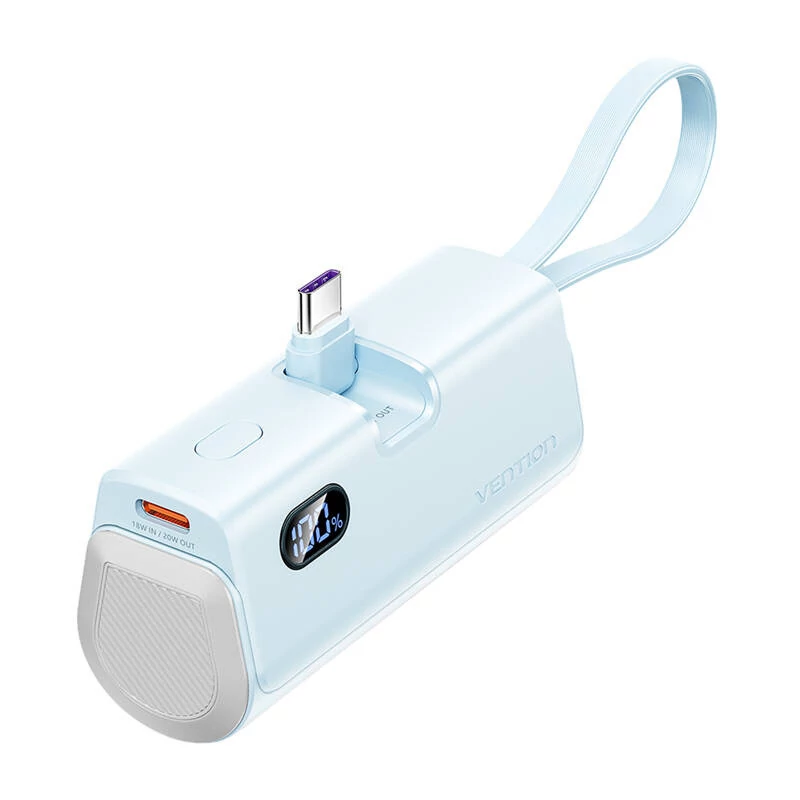 Vention Powerbank LED kijelző 4800mAh 22.5W FHQL0 (kék)