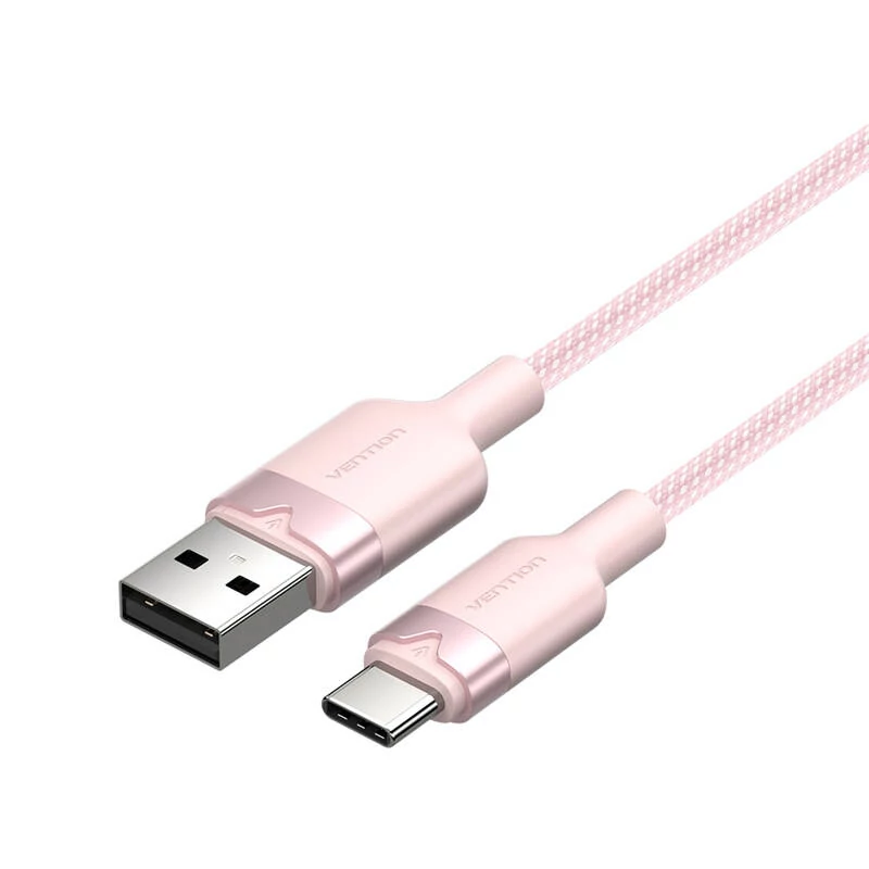Vention CTNPF USB 2.0 A - USB-C 3A 1M kábel (rózsaszín)