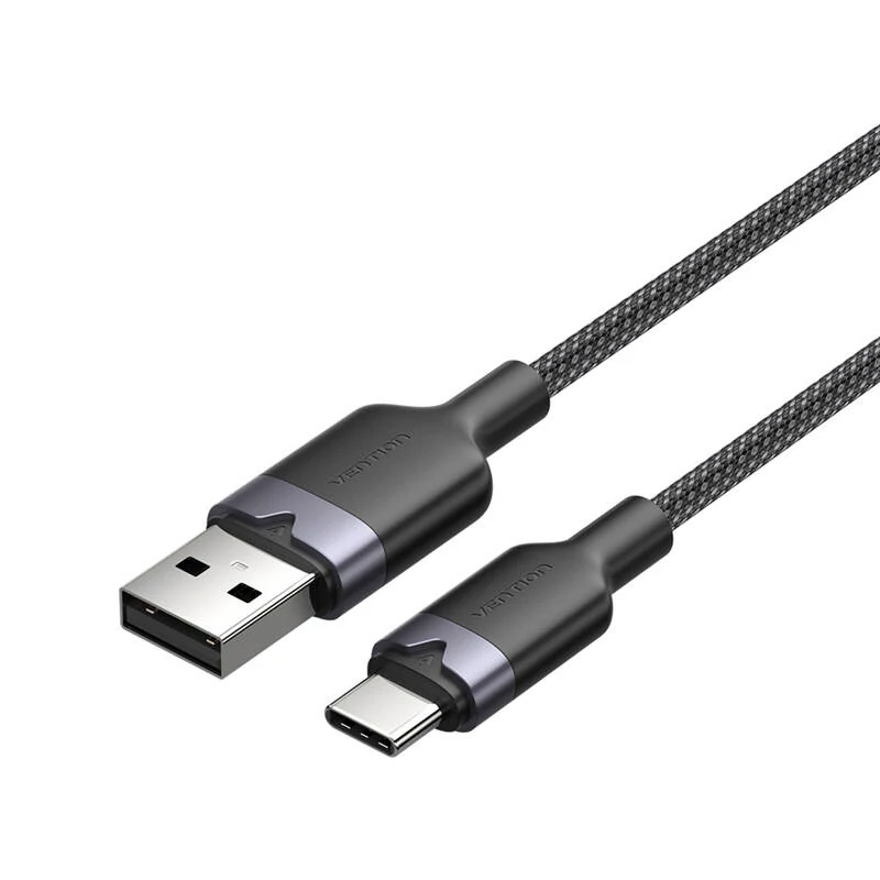 Vention CTNBH USB 2.0 A - USB-C 3A kábel  2M (fekete)