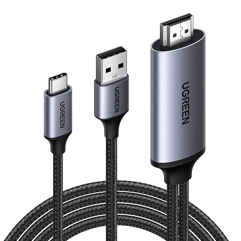 Ugreen CM773 HDMI-USB-C adapter 4k 60Hz 5V 1A