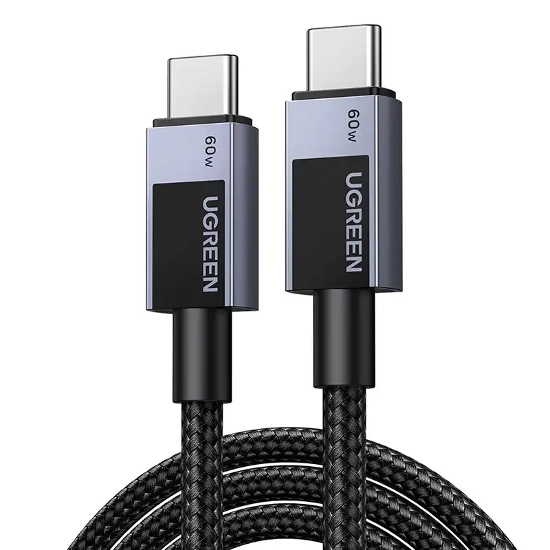 USB-C 2.0 és USB-C 2.0 közötti kábel Ugreen L524 PD 3A 3m (szürke)